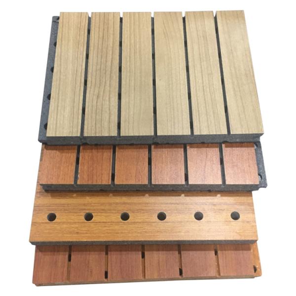 Quality Wooden Acoustic Panel Grooved Acoustic Panel mdf wooden panels for sale