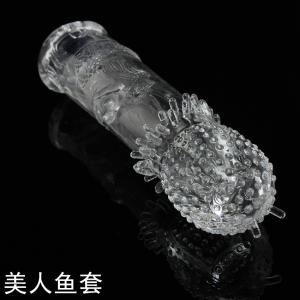 Wholesale Mermaid Penis Extender Sleeve Time Lapse Reusable Clit Plastic Sex Toy from china suppliers