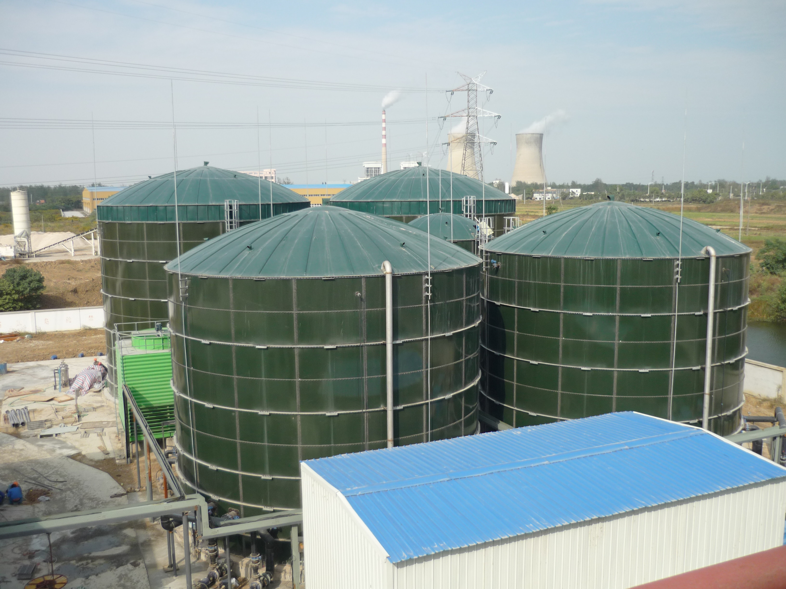 Wholesale Safe Glass Lined Steel Tanks UASB Reactor Three Phase Separator 40 M3 To 9000 M3 from china suppliers