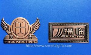 Wholesale Custom made antique bronze name plate emblem plaques, specialist in metal sign plates, from china suppliers