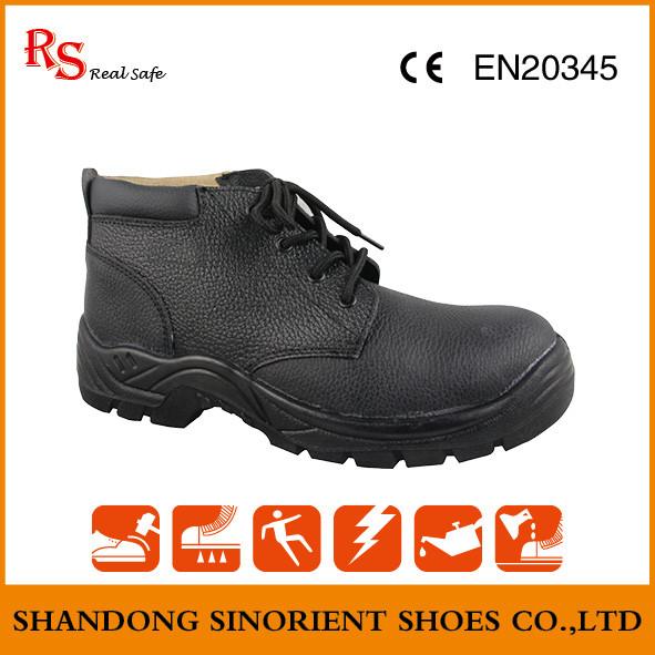 Quality Hot selling in the chile market all genuine leather steel toe safety shoes ,Mining work shoes for heavy duy for sale