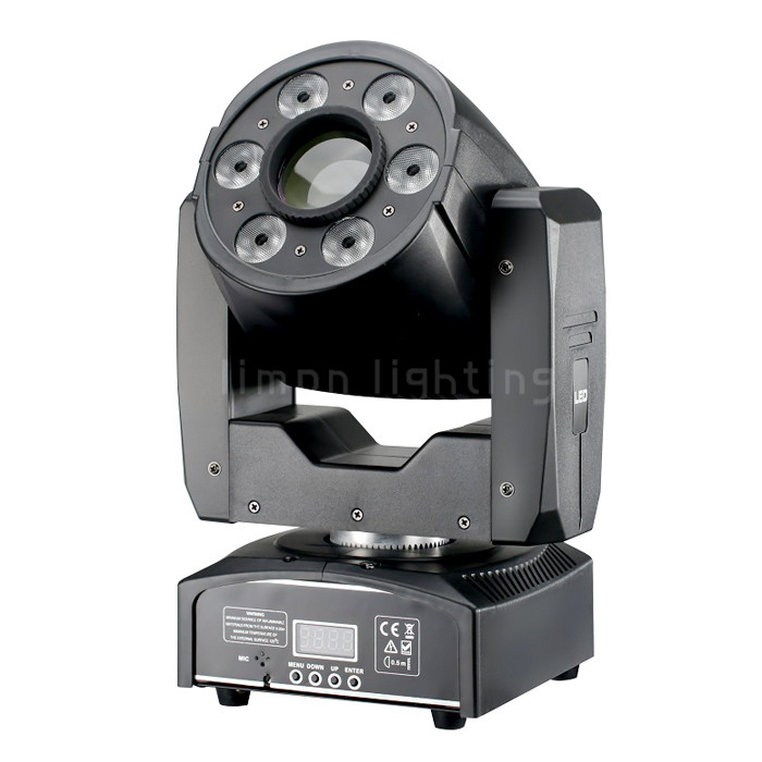 Wholesale 30W Spot+ 6x8W RGBW Wash Mini LED Moving Head Fixtures Stage Lighting from china suppliers