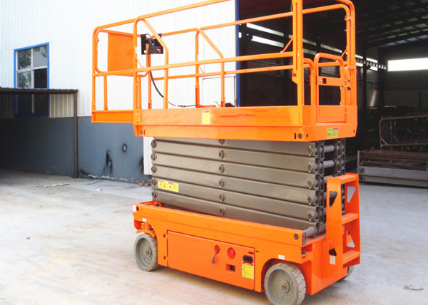 Wholesale Smart Self Leveling Scissor Lift 11.8m Lightweight 230kg Loading Capacity from china suppliers