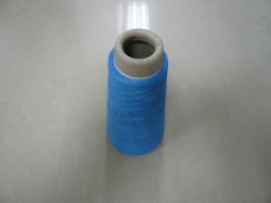 Wholesale 32s/1 Blue Weaving Dyed High Tenacity 100% polyester spun yarn for Underwear, Socks from china suppliers