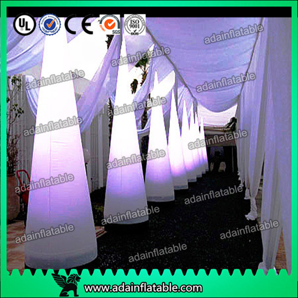 Wholesale 3M Wedding Events Party Decoration White Inflatable Cone Entrance Customized from china suppliers