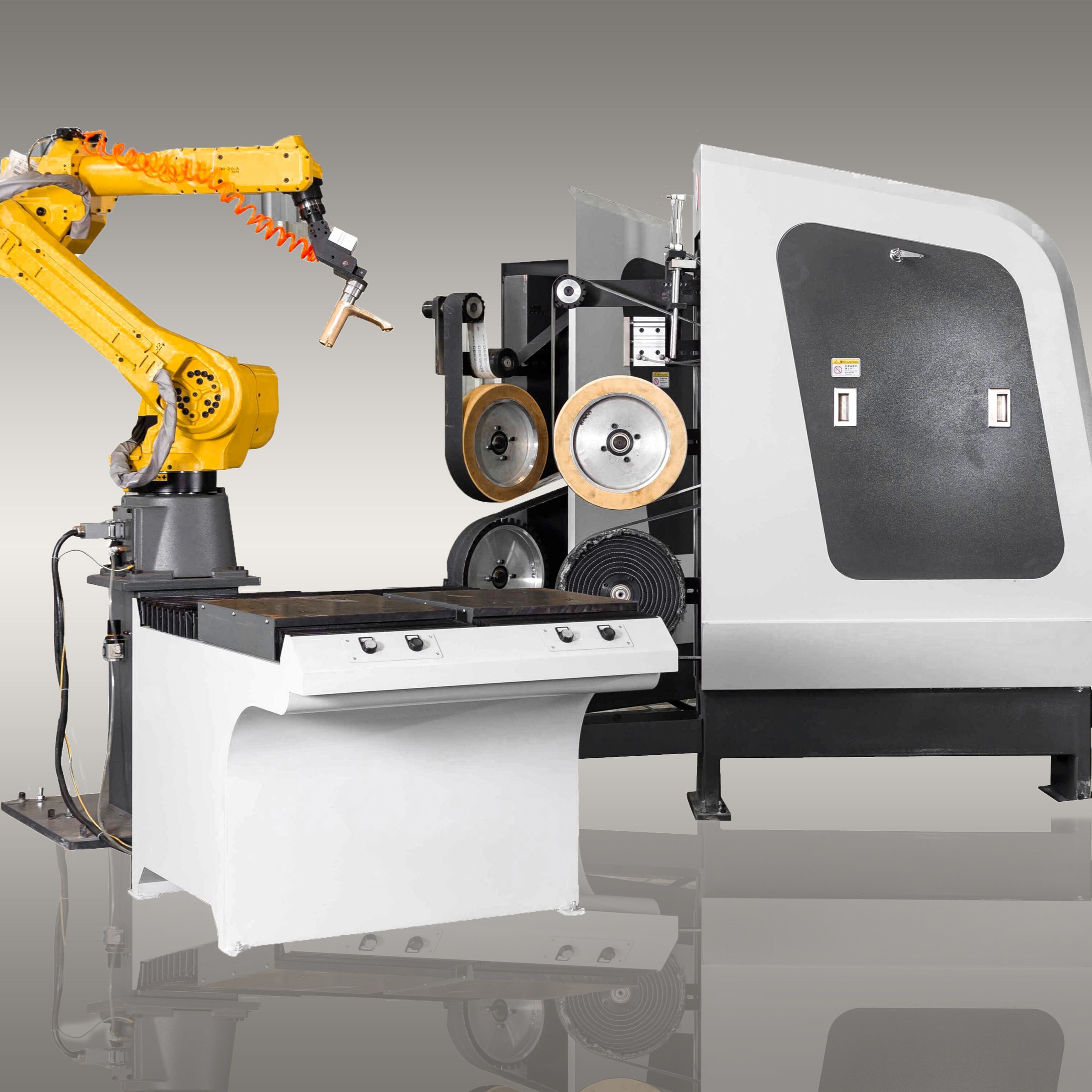 China China Manufacture Metal High Flexibility CNC Robotic Surface Electronic Power Grinding Polishing Machine on sale