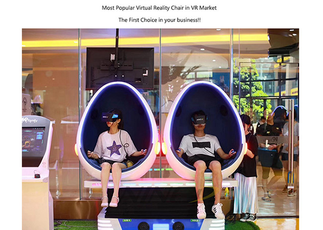 Wholesale Virtual Reality 2 Seats 9D Cinema Simulator Game With 360 Degree Rotation from china suppliers