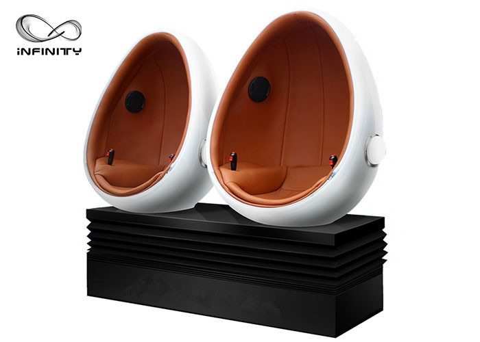 Wholesale 12D Movie Virtual Reality Station 9D Egg VR Cinema With Smoke / Fog / Leg Sweep from china suppliers