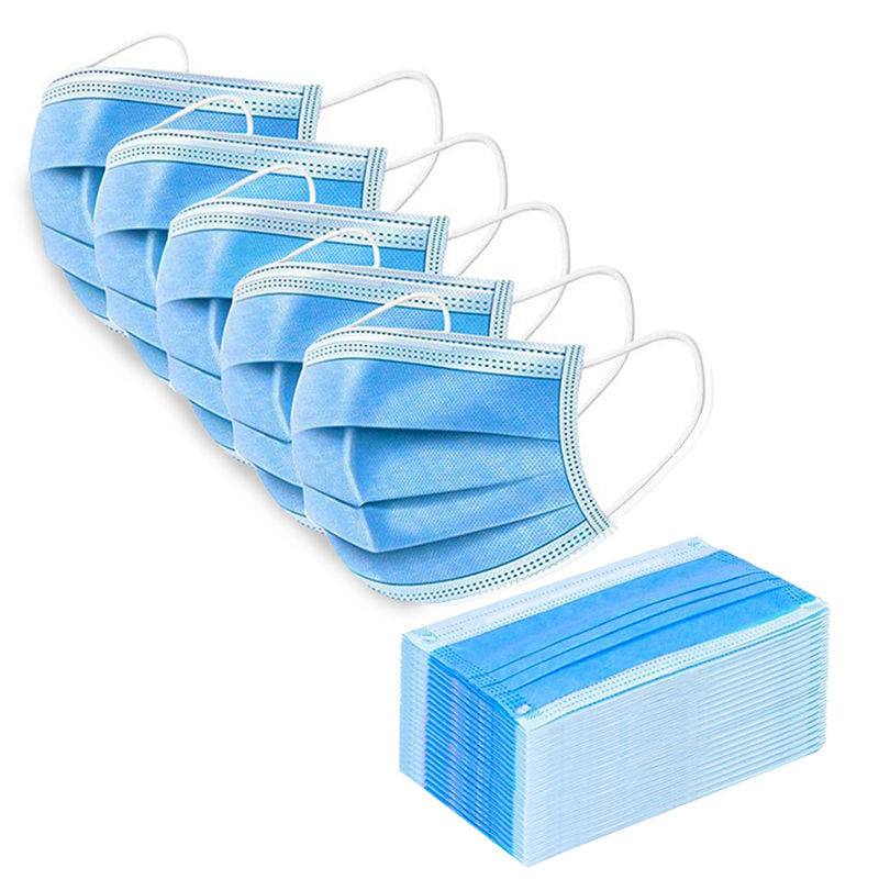 Wholesale Liquid Proof Disposable Medical Mask , Anti Virus 3 Ply Non Woven Face Mask from china suppliers
