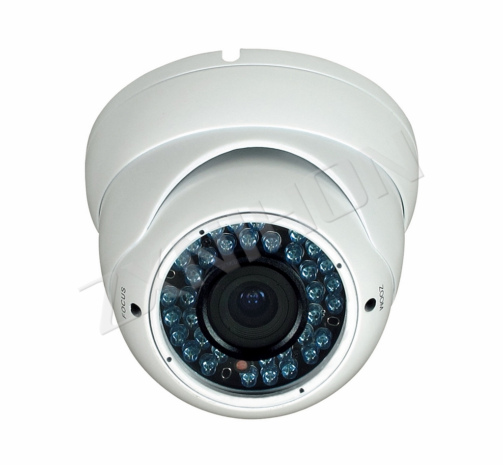 Wholesale 30M IR Vandalproof Dome Camera With SONY, Sharp Color CCD, Manual Zoom Lens, External Lens from china suppliers