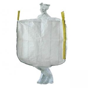 Wholesale Side Discharge Design Anti Static Bulk Bags Flat Bottom With Spout 500kg / 600kg from china suppliers