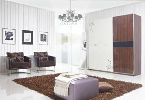 Wholesale Apartment interior project Custom Furniture Modern Wooden Sliding door Wardrobe closet from china suppliers