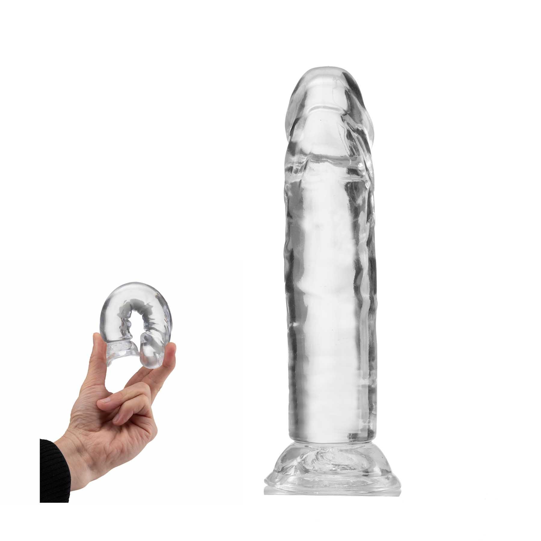 Wholesale Transparent Crystal Dildo Sex Toy Small Anal Plug Adult Massage Toy from china suppliers