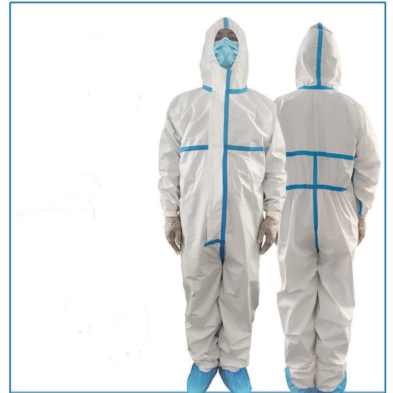 Wholesale Breathable Disposable Medical Protective Clothing Anti Static With Elastic Hood from china suppliers