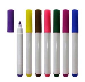 Liquid Glitter Fluorescent Marker Pen Pp Plastic With Customized Printing