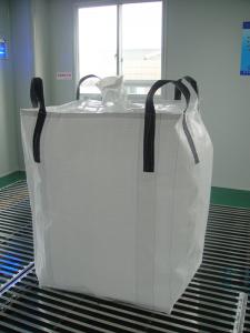 Circular / Tubular 1 ton bulk bags , Type A square bottom Soybean peanut bag storage bags