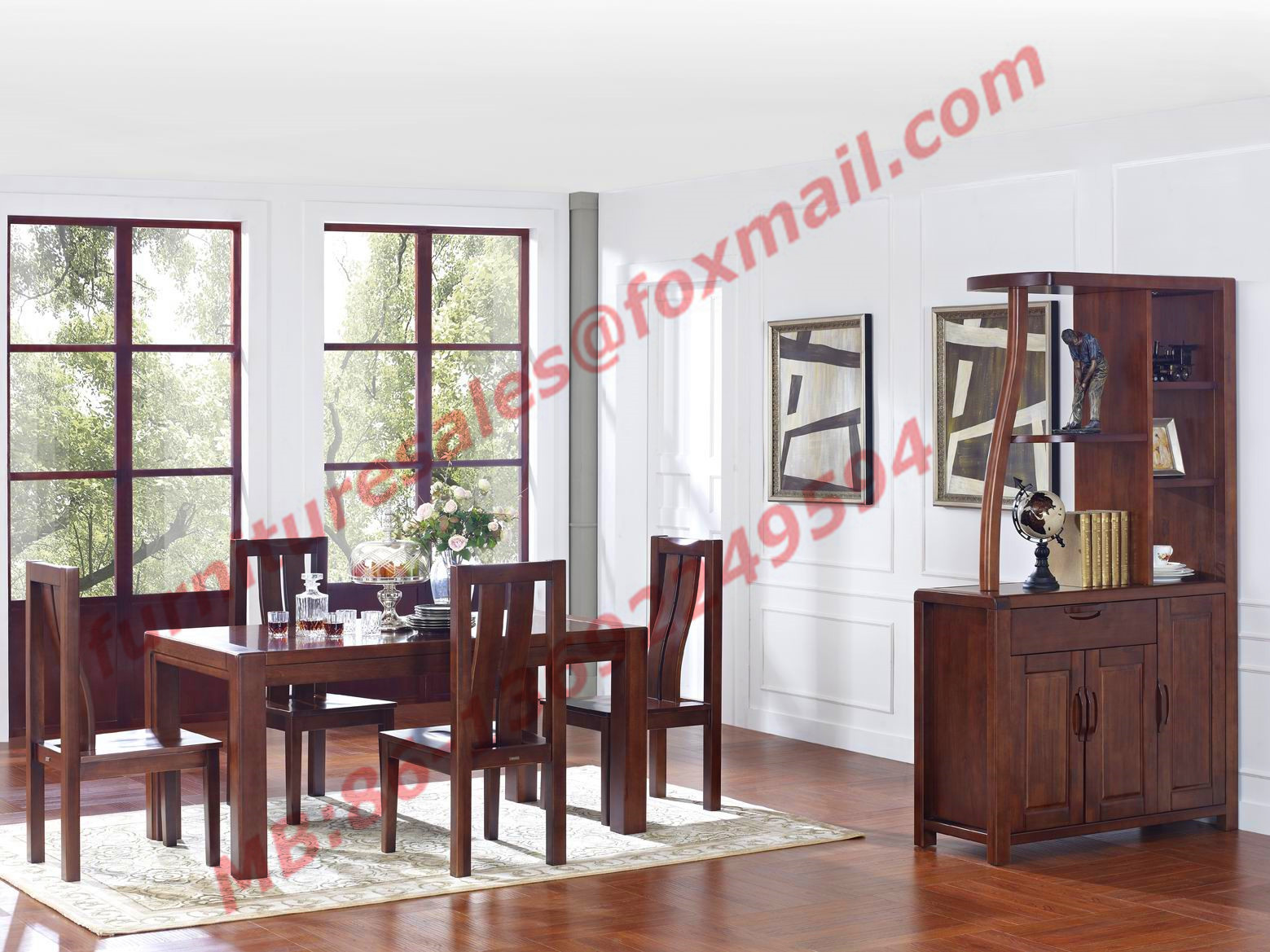 Wholesale Rectangular Table made by Solid Wooden in Dining Room Set from china suppliers