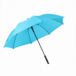 Wholesale Custom Automatic Golf Umbrella , Blue Pongee Fabric Storm Proof Golf Umbrella from china suppliers