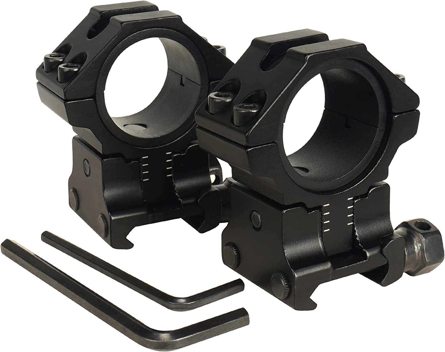 Buy cheap 1 Inch Picatinny Rail Mounts For Scopes Adjustable Height Tactical Scope Rings from wholesalers