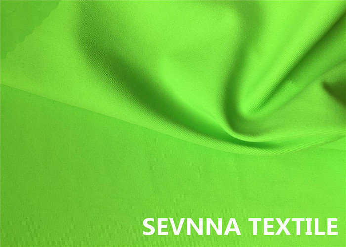 Wholesale Dyed Knit Circular Polyester Satin Fabric , Bright Green Polyester Crepe Fabric from china suppliers