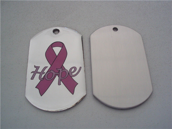 Wholesale Epoxy dome logo printed metal dog tags, screen printed dog tag with epoxy dome, from china suppliers