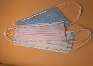 Disposable Medical Mask Non Woven Lightweight Pollution Protection Custom Printed