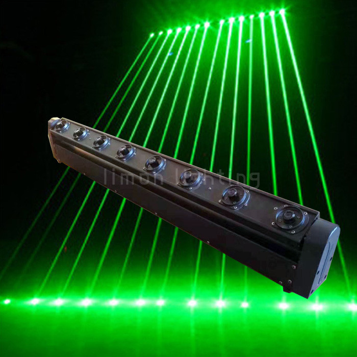 Wholesale Moving Head 8 Eyes Single Green DJ Club Disco Laser Bar Lights from china suppliers