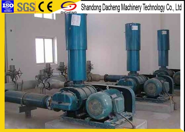 Powder Conveying Roots Type Air Blower , Aquaculture Roots Rotary Lobe Blower