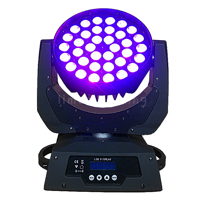 Wholesale 36x18w RGBWAUV 6in1 LED Moving Head Wash Zoom Night Club Stage Lighting from china suppliers