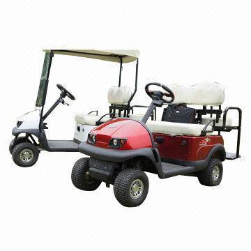 Quality Battery Operated Golf Cart, 36V/1.2kW Motor, Curtis Controller, with Rear Seat for sale