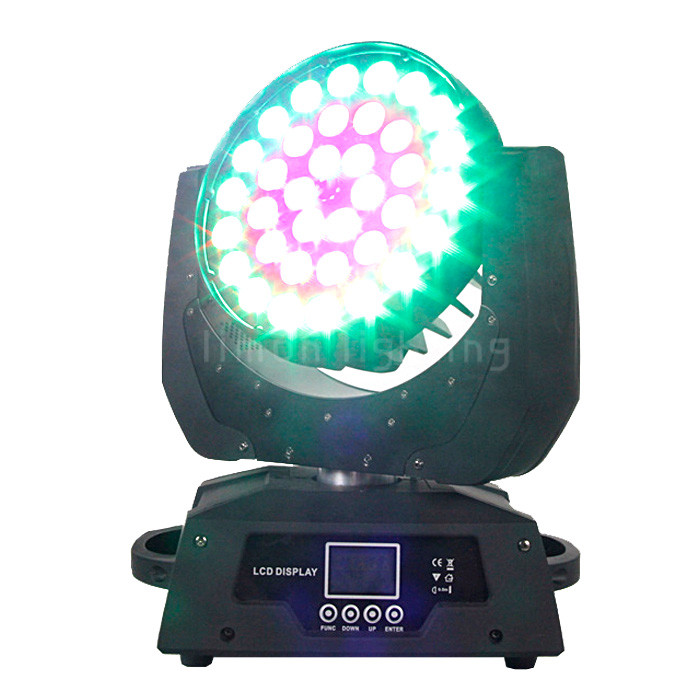 Wholesale 36x10w RGBW 4in1 Circle Control LED Wash DMX Moving Head Lights Zoom from china suppliers
