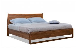 Wholesale 2017 New design of  Doube / King bed Interior Fitment for Apartment Furniture by Walnut wood from China factory from china suppliers