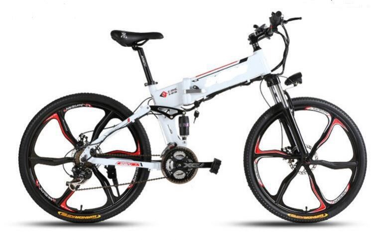 Wholesale 500 Watt Battery Powered 26 Inch Folding Electric Bike For Adults from china suppliers