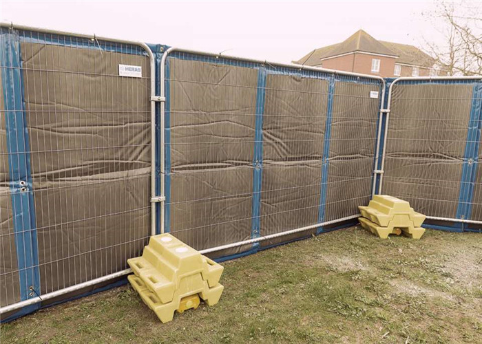 Temporary Noise Barriers Insulation Layer PVC membrane light duty design easy to install