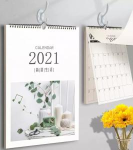 Wholesale 2022 Print Table Calendar Spiral Binding Silver / Golden Hot Stamping from china suppliers