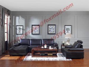 Wholesale Italy Leather Sofa with L-Shape in Wooden Sofa Set from china suppliers