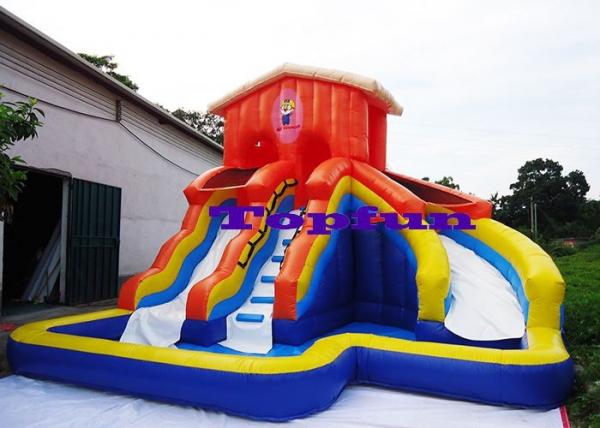 Kids Inflatable Water Slide Waterproof Backyard Bounce House Swimming 