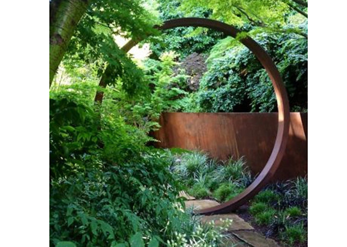 Wholesale Garden Decoration Metal Art Sculpture Corten Steel Rings Sculpture 200cm Dia from china suppliers