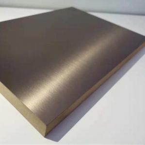 Wholesale 1220x2440mm Eco Friendly Metal Brushed PET Laminated MDF Panels from china suppliers