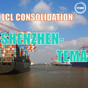 NVOCC Worldwide Lcl Shipping Service From Shenzhen To Tema  Each  Thu