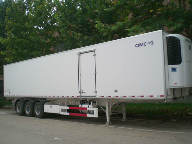 Wholesale 2 Or 3 Axle Refrigerated Cargo Trailer 35 Tons Capacity Customized Size from china suppliers