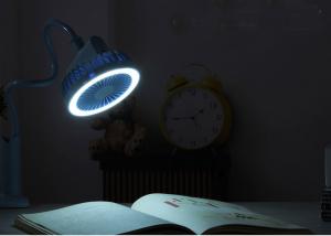 Wholesale Clip desk lamp fan rechargeable baby car clip fan mini clip on fan with led light from china suppliers