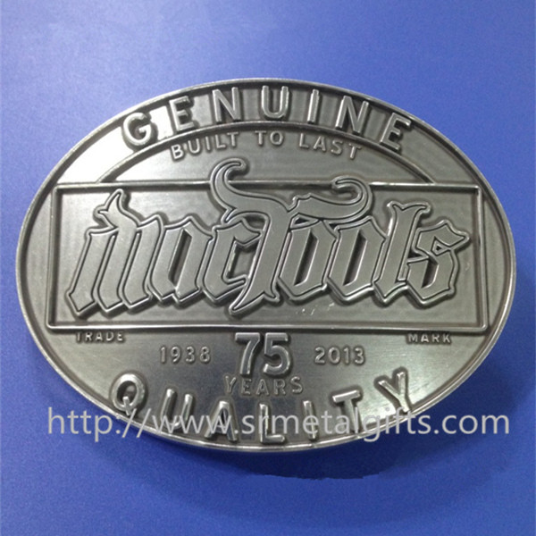 Wholesale Classic antique pewter oval metal belt buckles with brand logo design, from china suppliers