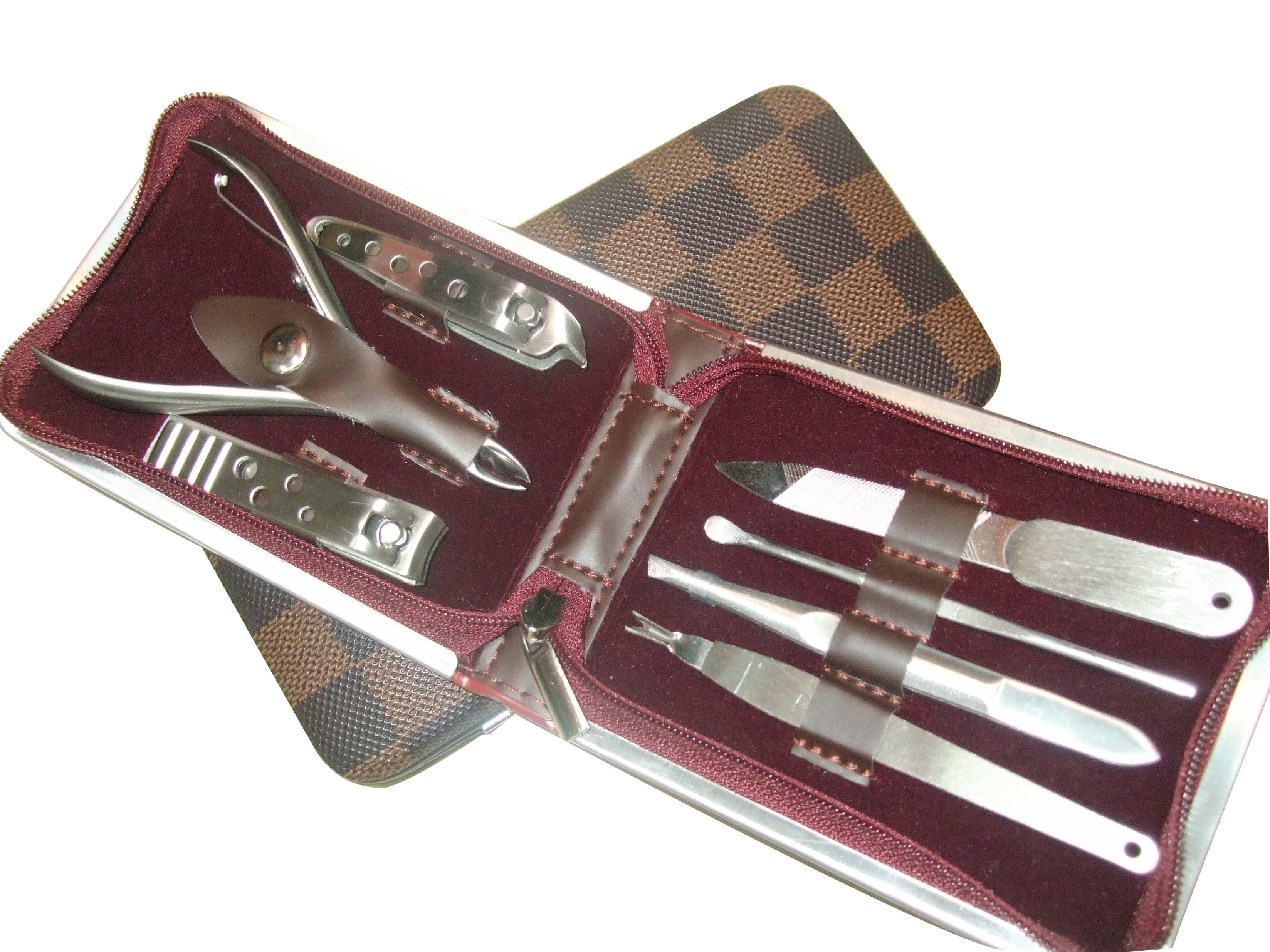 Wholesale Travel Manicure Set, With Nail Nipper, stainless steel, High Quality, Logo Accept from china suppliers