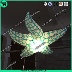 Wholesale Indoor Event Hanging Decoration Inflatable Character/Inflatable Starfish With LED Light from china suppliers