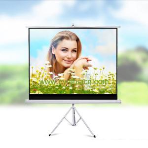 China Lowest Price Tripod Projection Screen Portable Screens Fast Fold Outdoor Cinema Screen on sale