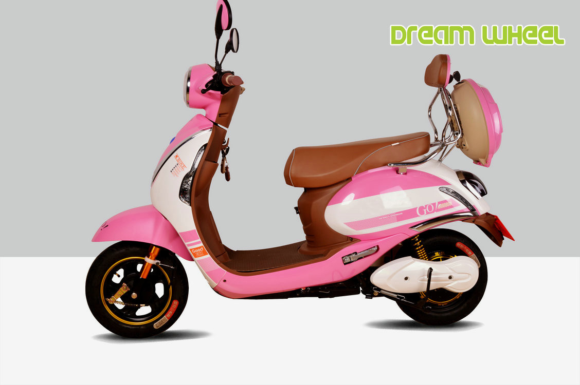 Wholesale 60V 500W Pedal Assisted Electric Scooter 14" 45km/H Brushless Motor Moped Classic Vespa from china suppliers
