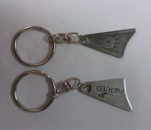 Wholesale Corporate branded promotion gift key chain, zinc alloy, antique pewter plated key ring,12g from china suppliers