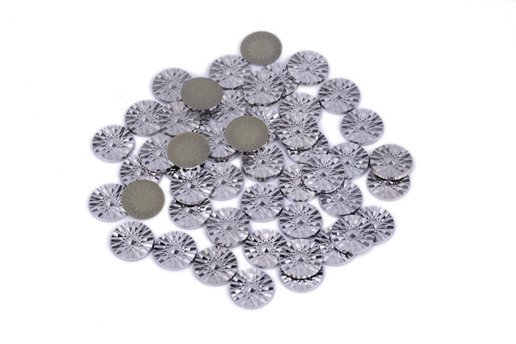 Wholesale Flatback Loose Hot Fix Check Nailhead Aluminum Material For Nail Art / Dresses from china suppliers