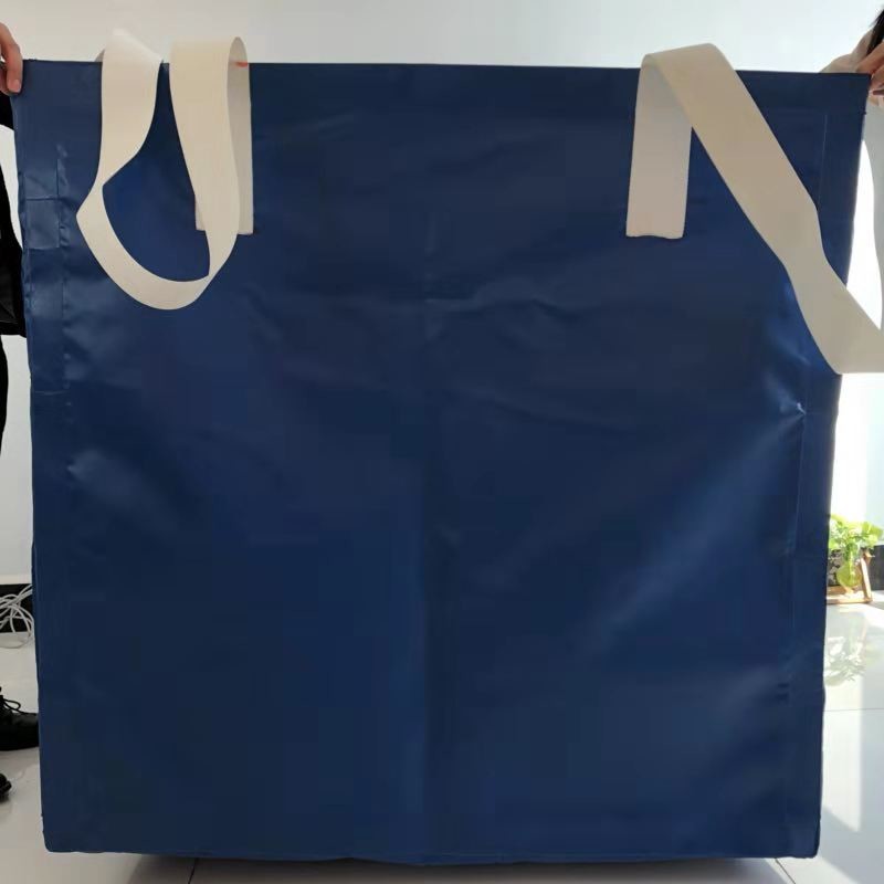Wholesale Square Waterproof Recycled Jumbo Bag Flat Bottom / Side Discharge Design 500kg - 1500kg from china suppliers